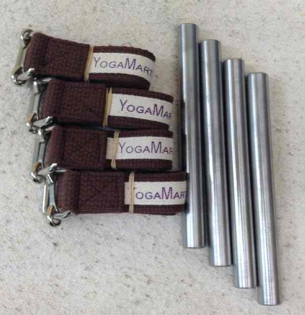 Yoga Knee Staps & Stainless Steel Knee Rods